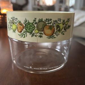 Vintage Spice of Life Pyrex see n store canister